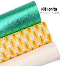 Canvas Kit With 3 Colors - 15 X 24 Cm Each Color (Approximately) - Ref 75 - Easter - View 2