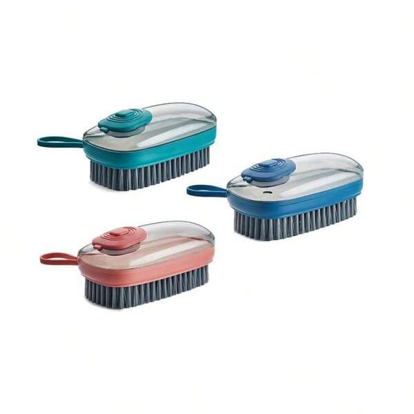1 Pc Multifunctional Liquid Cleaning Brush Automatic Soft Brush Shoe Artifact Shoe Brush Shoe Laundry Brush Household Brush Clothes