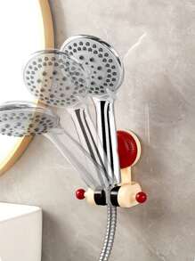 1pc Suction Cup Shower Head Holder/Fixed Shower Head Bracket/Adjustable Handheld Shower Holder
