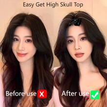 1 instrument de styling pentru păr pufos, volum natural la rădăcină, instrument de styling pentru franjuri, creșterea volumului și pufosității