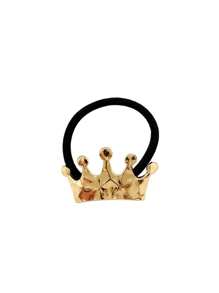 2 Pieces Of Minimalist Cold Style Metal Hair Rope Alloy Hair Ring New Korean Style High-End Ponytail Hair Tie Hair Rubber Band Head Rope Crown Alloy Cold Style High-End Shiny Seamless Hair Ring Minimalist Hair Rope Queen