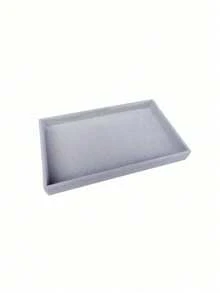 4-In-1 Velvet Jewelry Tray Set, Stackable Jewelry Box, Scratch-Resistant Decorative Multi-Compartment Jewelry Display Tray Drawer Style Jewelry Storage Tray Suitable For Jewelry, Necklace, Ring, Earring, Watch, Cosmetics, Gifts, Fit For Vanity, Bedroom Drawer, Holiday Jewelry Storage & Display - Multicolor - View 15