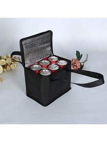 Portable Lunch Cooler Bag Folding Insulation Picnic Ice Pack Food Thermal Bag Drink Carrier Insulated Bags Food Delivery Bag - Multicolor - View 3