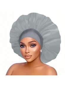 1 pieza Gorro de seda para dormir, envoltura para el cabello, pañuelo protector para trenzas, gorro de seda, gorro de satén, gorro para dormir - Multicolor - Ver 4