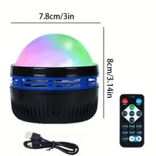 Wireless Remote Control USB Powered LED Star Sky Projector, Affordable Birthday Gift For Game Room/Bedroom, Small Night Light, Meditation Light, Sleep Aid, Ceiling, Star Sky, Room Decor, Home Decor, Lighting Projector