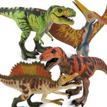Juego de juguetes de dinosaurios gigantes, grandes juguetes de dinosaurios realistas para niños de 3 a 5 años - Regalos perfectos de dinosaurios para niños en cumpleaños - Figuras de juguete de dinosaurios con detalles pintados a mano - Figuras de dinosaurio gigantes