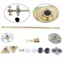 Rainaut Go Kart Rear Axle Assembly Kit, Go Kart Rear Axle Assembly Kit For Quad ATV Buggy Go Kart, Go Kart Rear Axle Complete Wheel Hub Kit - Multicolor - View 1