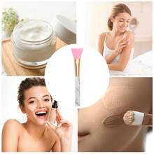 1 Pc Mask Brush, Lightweight Marble Facial Clay Masks Brush Applicator - Pink White Brown - View 5