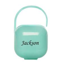 Customizable Name Portable Pacifier Storage Box, Dust-Proof Box, Multi-Functional, Ornamental, Letter, Stylish, Baby Fashion, Colorful, Casual, Cute, Kawaii, Adorable, Unique, Customized, Baby Gifts, Cute Baby, Ideal Gifts For Him, Ideal Gifts For Her, Family, Friends, Daughter, Son, Her, For Children's Day, Spring Break Back To School