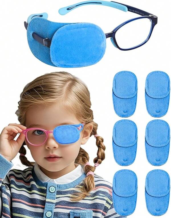 Eye Patches Adults Kids Eye Patch Glasses Treat Lazy Eye Amblyopia Strabismus Left Or Right Eyes