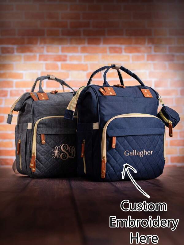 Personalized Diaper Bag Backpack Gift, Suitable For Mom, Baby Boys And Girls, Baby Shower Gift, New Mom Gift, Newborn Present