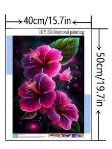 钻石画DIY套装，全钻刺绣，30x40cm/40x50cm - 彩色 - 查看 5