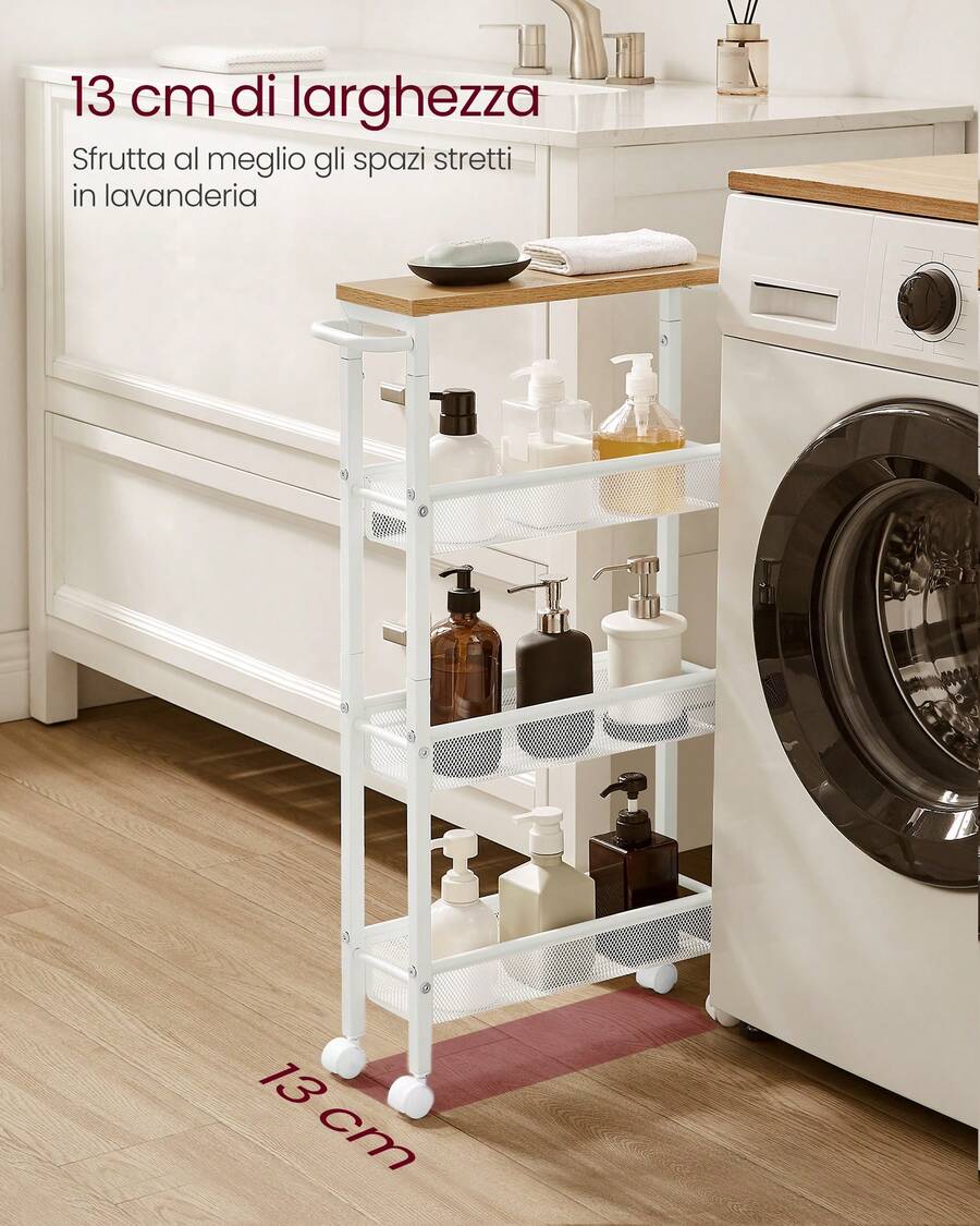 Storage Carts - Beige - View 1