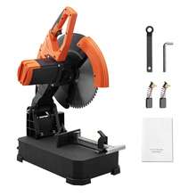 Chop Saw, 14"/355mm Blade Diameter Cut Off Saw, 2800W 1200RPM Steel Cutting Machine, 0-45° Adjustable Dry Cut Chop Saw, Miter Saw For Cutting Metal Cold Cut Saw For Steel/Rebar/Iron/Aluminum - Xem 8