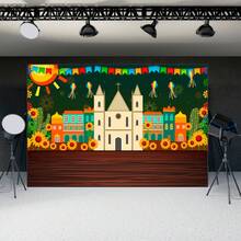 Photographic Panel June Festival Scenery Fabric 1.50 X 2.20m - FDFJN0121 - View 2