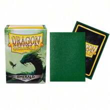 100 个龙盾磨砂卡套保护套适用于 MTG/PTCG/集换式卡牌，磨砂卡套/棋盘游戏卡套 66*91 毫米，是卡片收集玩家的最佳礼物，透明内卡套