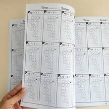 Lachilly 2-Digit Multiplication & Division Practice Workbook, Suitable For Children Learning, Educational Math Activity Book, Math Learning Teaching Tool For Elementary School Students - Multicolor - View 11