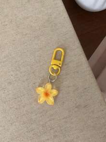 Set de 5 llaveros de flor pequeña y transparente de colores, lindos llaveros de estilo ins, accesorios para bolsos, auriculares, regalos decorativos pequeños para fiestas - Multicolor - Ver 11