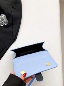 Women's 2024 Autumn Winter Handbag, Fashion Shoulder Bag With Plain, Popular Small Square Crossbody Bag