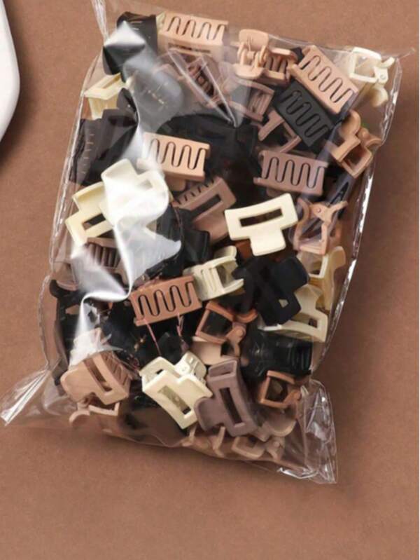 15/20/30pcs Versatile Mini Clips, Fashion Hair Clips For Women, Simple Bangs Clips And Retro Top Clips Hair Claws Claw Clips Hair Jaw Clip Hair Clamps Hair Clutch Hair Catcher Clip