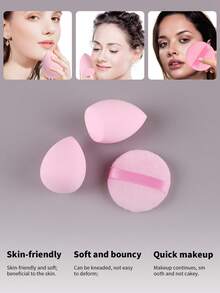 15支/13支/11支/8支/6支化妆刷套装，包含散粉刷、腮红刷、高光刷、眼影刷、睫毛刷、眼线粉刷、斜角美妆蛋、圆形美妆蛋、圆形粉扑、三角形粉扑、三角形散粉海绵、粉底液调色海绵、美妆工具、化妆刷套装、化妆刷套装、化妆刷套装、全套化妆刷、化妆刷套装、化妆刷套装、化妆礼盒套装 - 粉色 - 查看 7