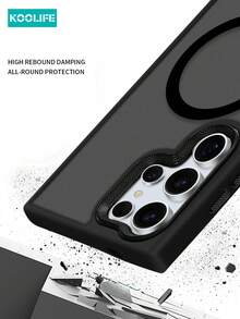 Koolife 1pc Magnetic Charging, Anti-Fall, Anti-Shock, Oil Spray Matte Skin Feel Phone Protective Case, Personalized Mirror Frame Design Large Camera Hole PC+TPU Phone Protective Case Compatible With Apple 17/17 Air/17 Pro Max/16/16pro/16plus/16promax/11/11pro/11promax/12/12pro/12promax/13/13pro/13promax/14/14plus/14pro/14promax/15/15pro/15plus/15promax And Galaxy S25Ultra/24Plus/23/Galaxy 22