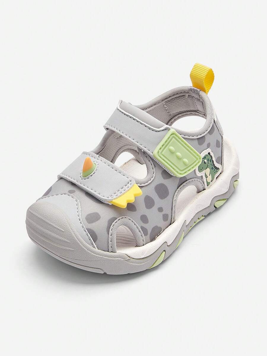 Balabala Kids' Sports Sandals Boys' Girls' Breathable Shoes 2025 Summer River Shoes Anti-Slip - Gray Green Tone - View 1