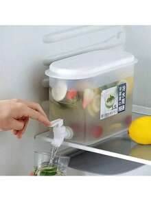 Large Capacity Water Jug Lemon Juice Jugs Kitchen Gadget Creativity Cold Kettle With Faucet Dispenser For Beverage Water Bottle - Multicolor - View 5