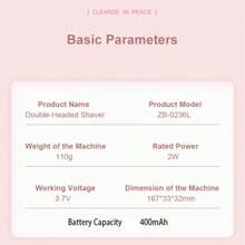 Women Bikini Trimmer, Dual-Head Hair Trimmer For Women,2-In-1 Bikini Shaver With Ceramic Blade Heads & Type-C Charging Port, Electric Razors For Women Pubic Hair,Underarms,Legs,Arms,Face