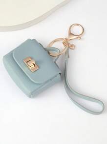 Leather Key Pouch, Convenient To Carry Earphones, Coins, Cards, ID, Cosmetic Organizer Bag