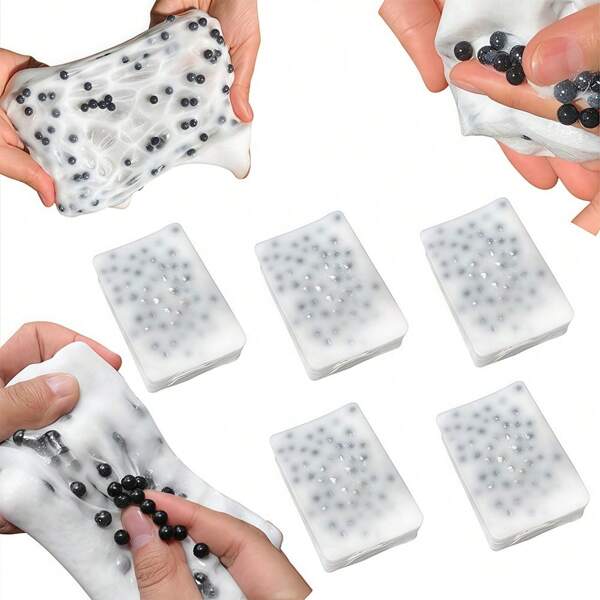 1/2/3/5 piezas Juguetes de bolas de estrés, juguetes de reventar bolas, juguetes de bolas de goma para aliviar el estrés, juguetes de exprimir granos, juguetes fidget, juguetes para apretar, juguetes sensoriales, juguetes para irritabilidad, para relajación, juguetes para ejercitar las manos, adecuados para cumpleaños, obsequios de fiesta, suaves, rellenos de bolsas de fiesta