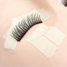 1卷眼部化妆工具、眼影贴纸、透气眼线笔和睫毛延长纸贴、隐形面部化妆胶带、即时面部练习化妆胶带、面部提拉塑料胶带、眼影胶带、眼线笔胶带（1.25厘米*4.5米）、化妆工具、睫毛工具、面部提拉工具 - 彩色 - 查看 6