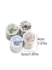1 Cuộn Băng Keo Washi Trang Trí Cắt Khuôn Phong Cách Cổ Điển Dài 2M, Nhãn Dán Thẩm Mỹ Sáng Tạo, Vật Liệu Làm Sổ Lưu Niệm Thủ Công Tự Làm, Quà Tặng Ngày Lễ, Album Nhãn Dán Cá Nhân Hóa, Đồ Dùng Văn Phòng Phẩm Trường Học Đồ Dùng Học Tập, Quay Lại Trường Học - Nhiều màu - Xem 10