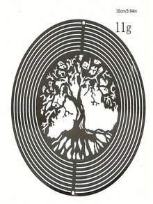 1 lub 2 szt. ze stali nierdzewnej wiatraczek 3D wiszący zestaw dekoracji do ogrodu, podwórka - kinetyczny lustrzany polerowany łapacz słoneczny - bezwietrzna rzeźba wirowa - zewnętrzny odblaskowy dzwonek wietrzny - sztuka medytacji