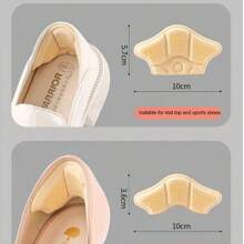Adhesivos para tacón de zapatillas, protectores de talón, plantillas acolchadas para mujer. Almohadillas para talón de uso deportivo que se pueden cortar y ajustar al medio número