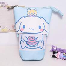 Sanrio 1pc Cute Cartoon Kitty, My Melody, Kuromi, Design Telescopic Pencil Case, Large Capacity Student Stationery Pouch,Back To School,School Supplies,Pencil Pouch,School Bag