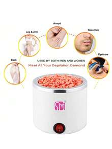 200ml Mini Wax Heater Waxing Machine, Suitable For Hands, Feet And Body SPA Waxing, Includes Wax Pot, Wax Beans And Wooden Sticks - EU C Type Plug(220-240V) - View 8