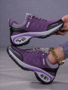 Women's Air Cushion Hiking Shoes, Outdoor Sneakers, Casual Anti-Slip Breathable Sports Shoes