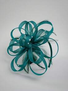 HITYfascinator 1pc Polyester Fiber Bow Fascinator Headband, Suitable For Parties All Season Mini Hats Tiny Hats Derby Hat Mini Top Hat Mini Cap, School Stuff, Elegant, College - 2025 DIAMOND - View 14
