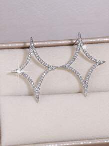 1 Pair Women Elegant Sophisticated Fashion Simple Versatile Earrings