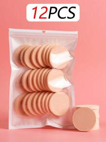 48/24/12/6pcs New Disposable Makeup Sponges - Concealer Sponges, Foundation Sponges, Cleansing Sponges, Wet & Dry Use Makeup Tools