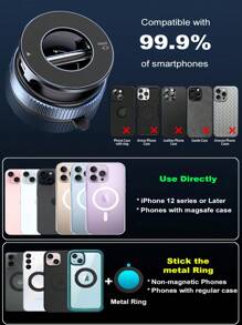 Car Phone Holder For Magsafe [78+LBS Strongest Suction & 2400gf Strongest Magnetic] 360° Adjustable Car Phone Mount, Phone Holders For Your Car For IPhone 16 Pro Max 15 14 13 12 Plus