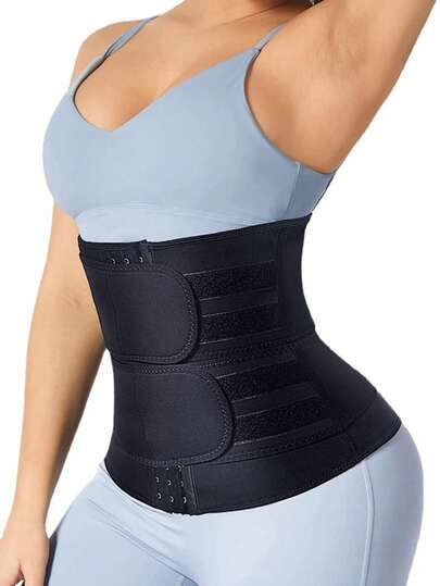 حزام خصر رياضي للنساء مزدوج الإبزيم موديل 2025 الجديد، مناسب للرياضات الخارجية والياقة البدنية كاليوغا والجري والدراجات وغيرها، حزام خصر ماص للعرق للنساء، حزام تشكيل الخصر، مصنوع من مطاط النيوبرين، اكسسوار لياقة بدنية للربيع