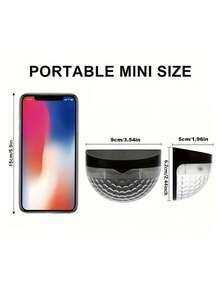 1/2/4 Pezzi Luci Solari per Recinzione, Luci per Pedana, Luci Solari da Parete, Luci Solari da Parete per Esterni, Luci LED Bianche per Giardino, Casa, Patio, Cortile, Garage, Campeggio, Decorazione per Feste di Ognissanti e Natale