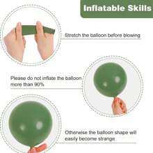 30pcs Sage Green, Gold & White Confetti Balloons For Party Decorations, Suitable For Birthday, Engagement, Wedding, Graduation Events