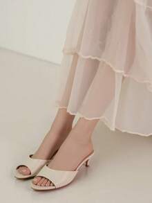 sandali slide - Beige - Visualizzare 2