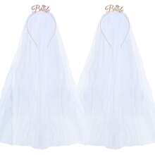 1 pezzo Set di fascia e velo da sposa, accessori per capelli da sposa