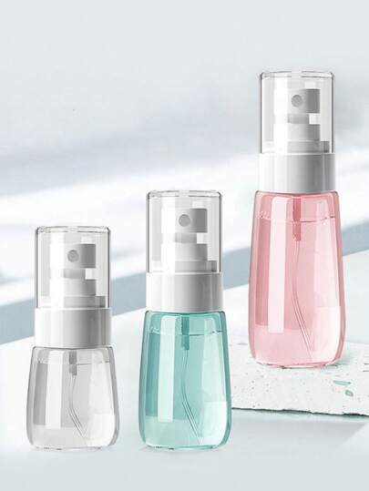 1pc 30ml/60ml/100ml Ultra Fine Mist Spray Bottle, Face Mist Refillable Travel Portable Sprayer