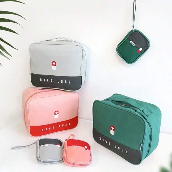Sac médical portable, trousse de premiers soins de voyage, boîte médicale d'urgence pour la maison et l'extérieur pour enfants et médicaments, rangement de soins de santé