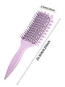 卷发刷、卷发定型刷加发型梳（光滑后梳、鼠尾梳、边缘鬃毛刷）用于梳理、造型、造型、返校、旅行度假必需品、女士发饰